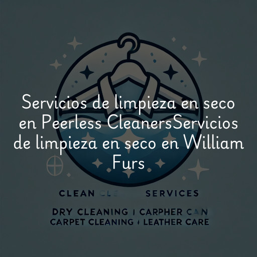 Servicios de limpieza en seco en
