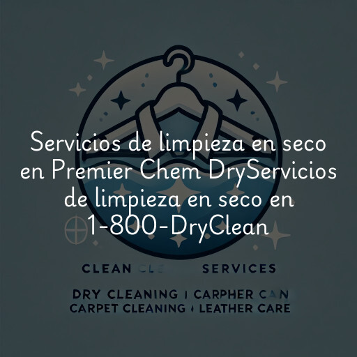 Servicios de limpieza en seco en