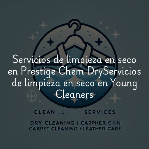 Servicios de limpieza en seco en