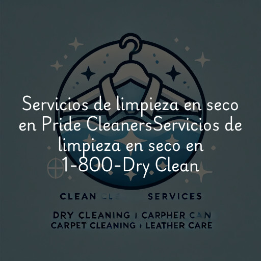 Servicios de limpieza en seco en