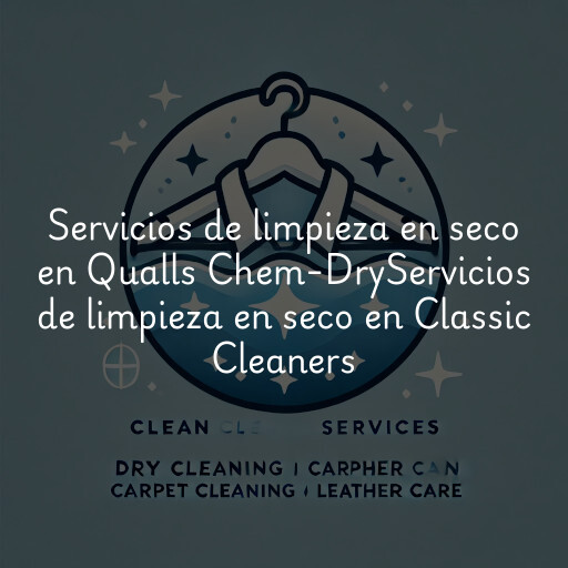 Servicios de limpieza en seco en
