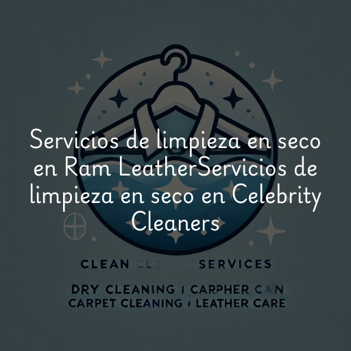 Servicios de limpieza en seco en