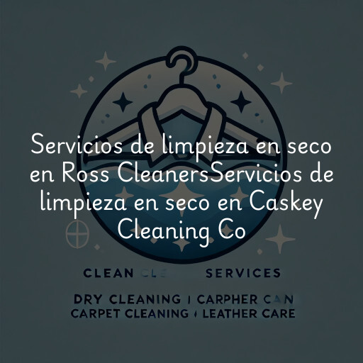 Servicios de limpieza en seco en
