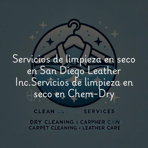 Servicios de limpieza en seco en