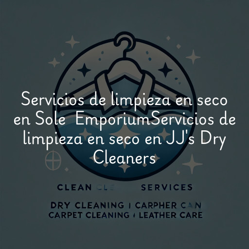 Servicios de limpieza en seco en