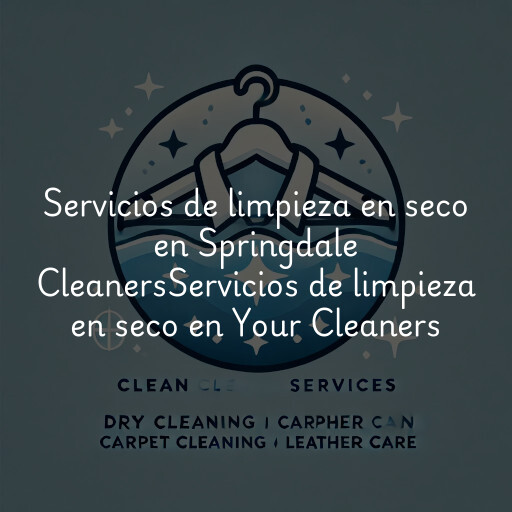 Servicios de limpieza en seco en