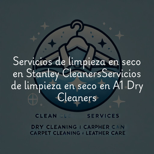Servicios de limpieza en seco en