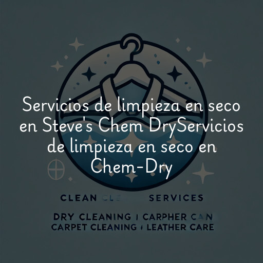 Servicios de limpieza en seco en