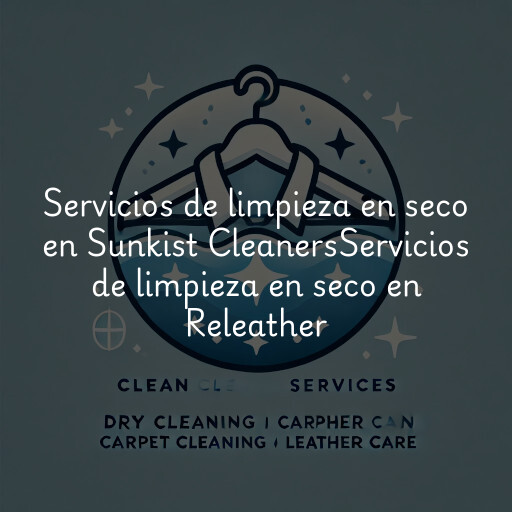 Servicios de limpieza en seco en