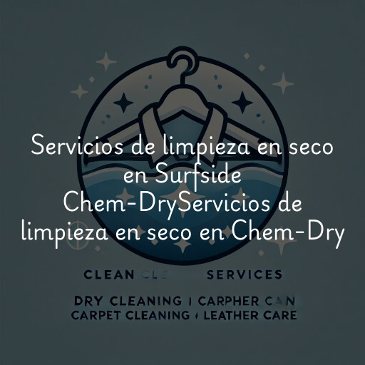 Servicios de limpieza en seco en
