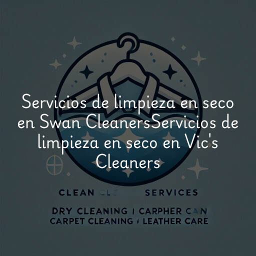 Servicios de limpieza en seco en