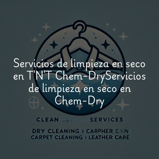 Servicios de limpieza en seco en