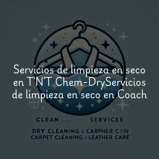 Servicios de limpieza en seco en