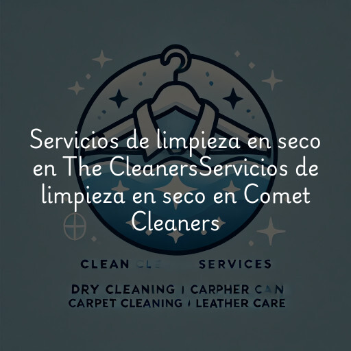 Servicios de limpieza en seco en