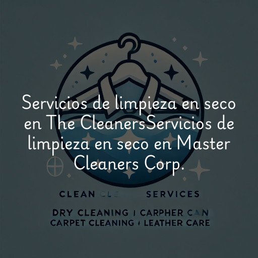 Servicios de limpieza en seco en