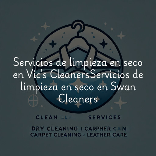 Servicios de limpieza en seco en