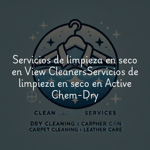 Servicios de limpieza en seco en