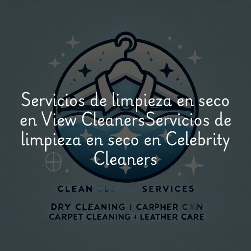 Servicios de limpieza en seco en