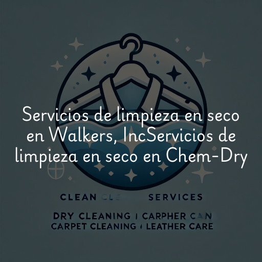 Servicios de limpieza en seco en