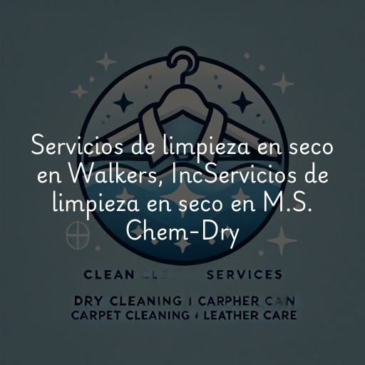 Servicios de limpieza en seco en