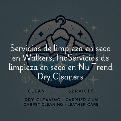 Servicios de limpieza en seco en