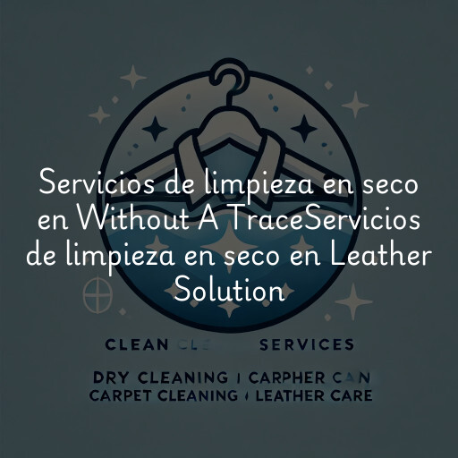 Servicios de limpieza en seco en