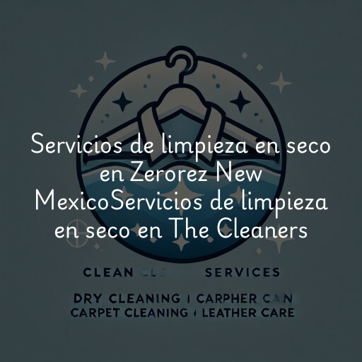 Servicios de limpieza en seco en