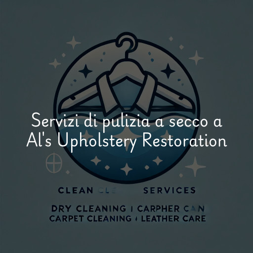 Servizi di pulizia a secco a Al's Upholstery Restoration
