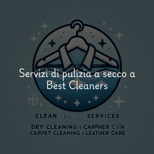 Servizi di pulizia a secco a Best Cleaners