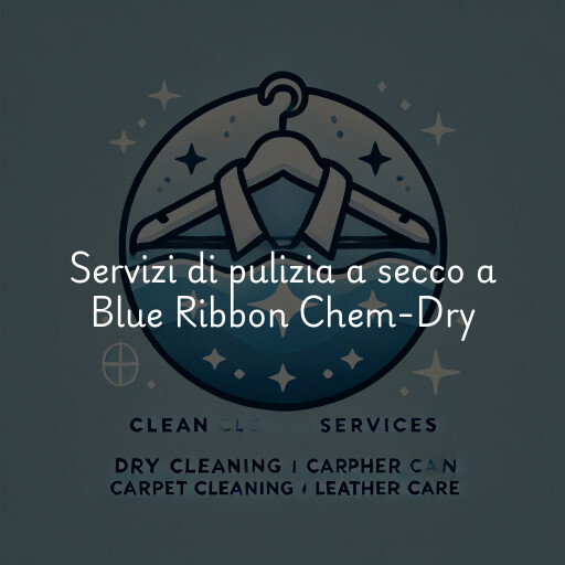 Servizi di pulizia a secco a Blue Ribbon Chem-Dry