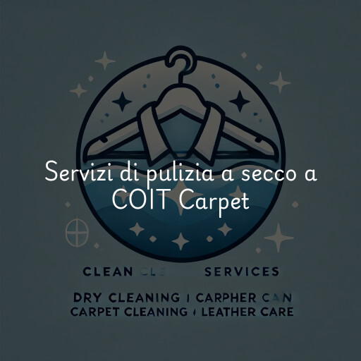 Servizi di pulizia a secco a COIT Carpet & Drapery Cleaners