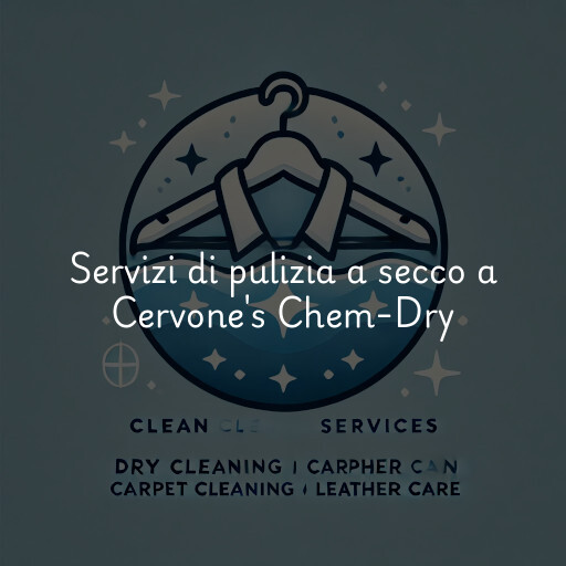 Servizi di pulizia a secco a Cervone's Chem-Dry