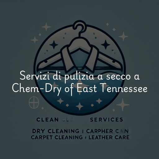 Servizi di pulizia a secco a Chem-Dry of East Tennessee