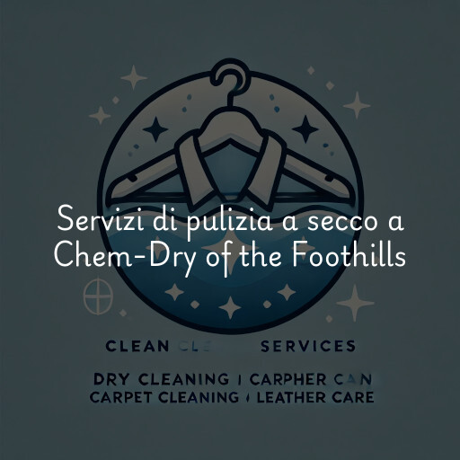 Servizi di pulizia a secco a Chem-Dry of the Foothills