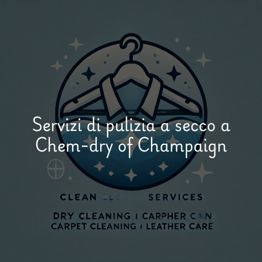 Servizi di pulizia a secco a Chem-dry of Champaign