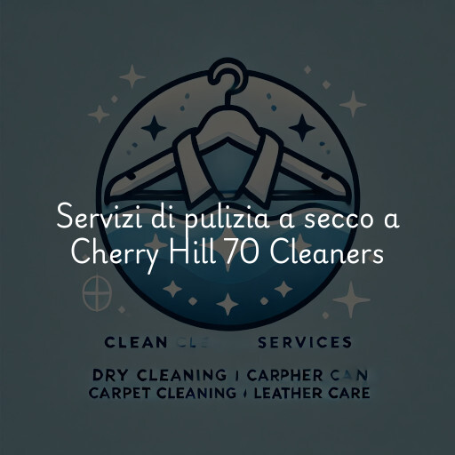 Servizi di pulizia a secco a Cherry Hill 70 Cleaners