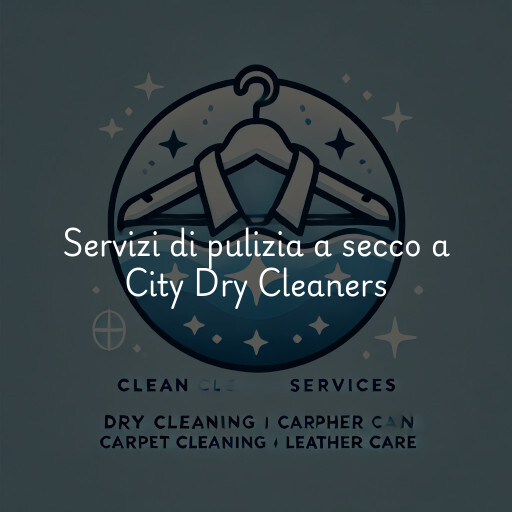Servizi di pulizia a secco a City Dry Cleaners