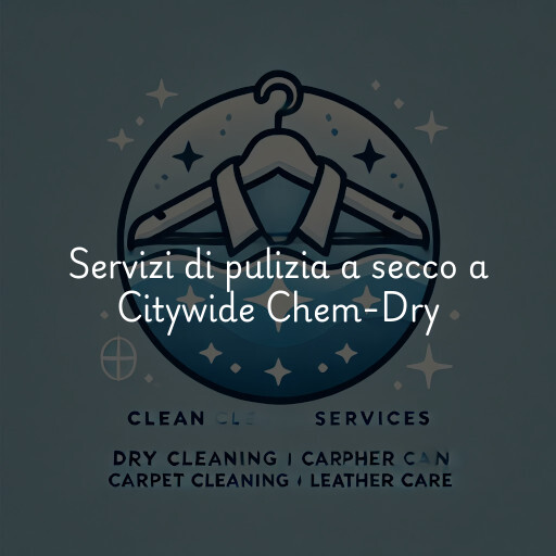 Servizi di pulizia a secco a Citywide Chem-Dry