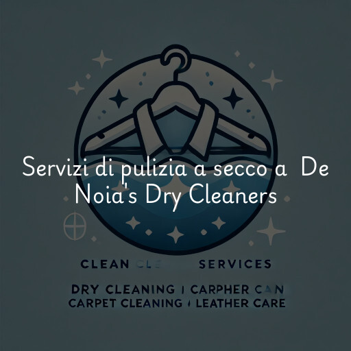 Servizi di pulizia a secco a De Noia's Dry Cleaners