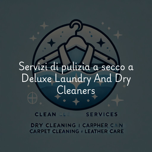 Servizi di pulizia a secco a Deluxe Laundry And Dry Cleaners