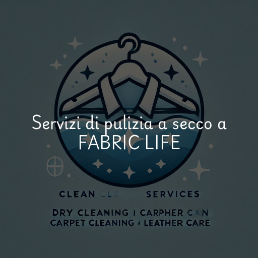Servizi di pulizia a secco a FABRIC LIFE