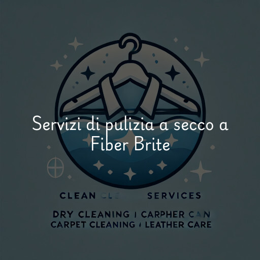 Servizi di pulizia a secco a Fiber Brite