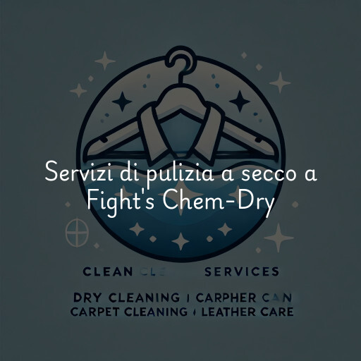 Servizi di pulizia a secco a Fight's Chem-Dry