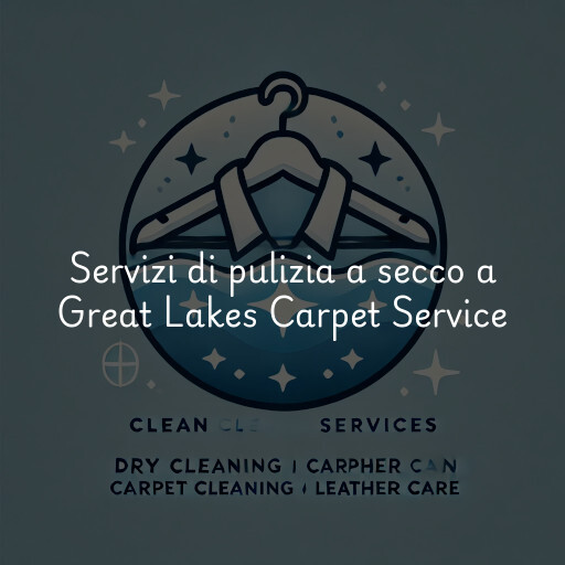 Servizi di pulizia a secco a Great Lakes Carpet Service