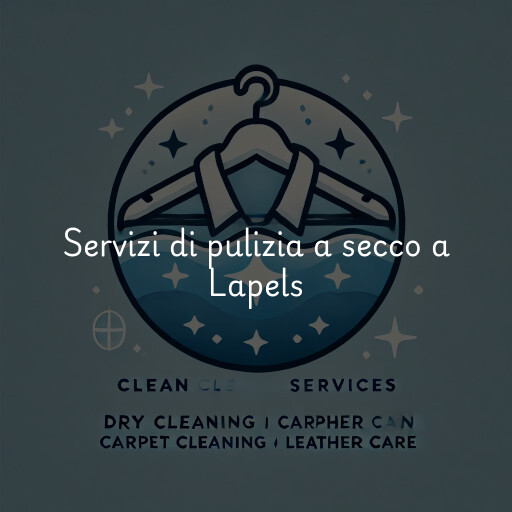 Servizi di pulizia a secco a Lapels