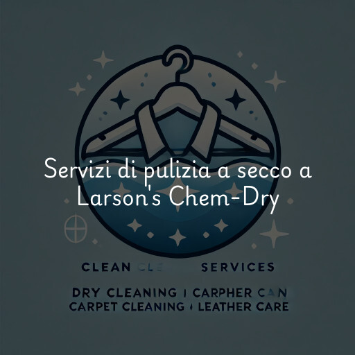 Servizi di pulizia a secco a Larson's Chem-Dry