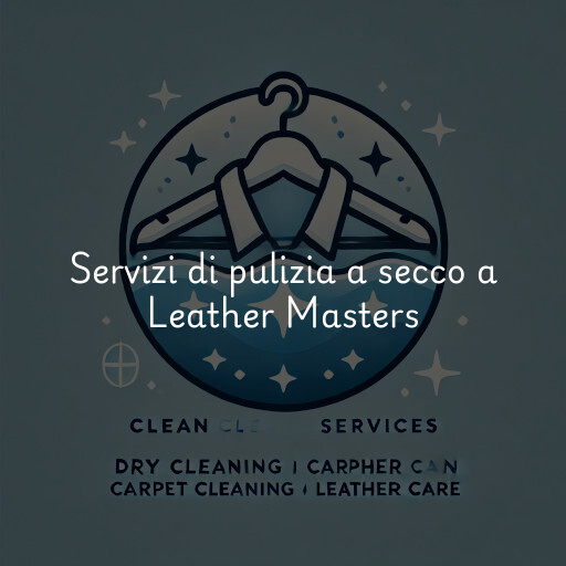 Servizi di pulizia a secco a Leather Masters
