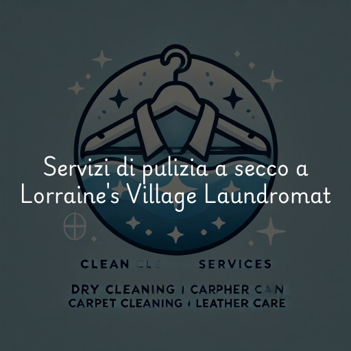 Servizi di pulizia a secco a Lorraine's Village Laundromat & Cleaners