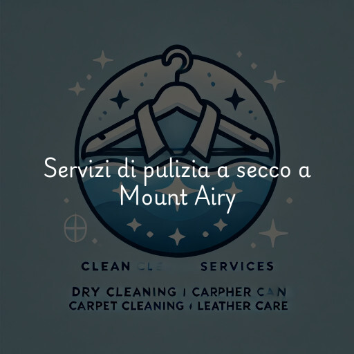 Servizi di pulizia a secco a Mount Airy