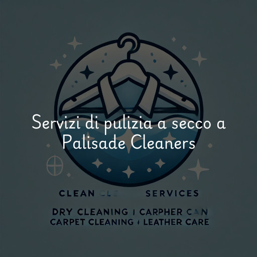 Servizi di pulizia a secco a Palisade Cleaners